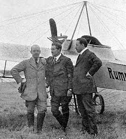 Deutschlandflug 1911, Hirth (m) mit Rumpler (r)