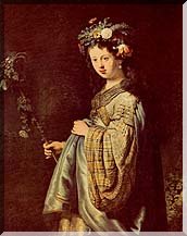 Saskia als Flora (1635, London, National Gallery)