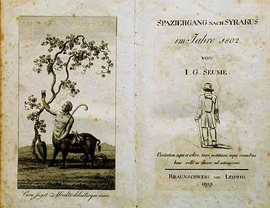 Seume, Spaziergang (Erstausgabe 1803)